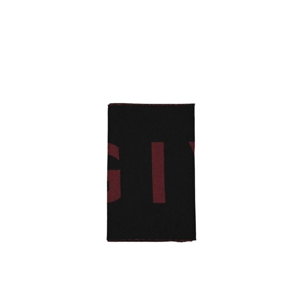 Givenchy Black Virgin Wool Men's Scarf